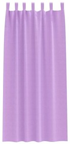 Cortinas com cortinas 2 pcs Roxo 245 x 140 cm Poliéster