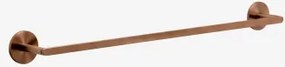 Toalheiro Adesivo De Parede Com Barra Para Casa De Banho Em Aço Inoxidável Caldrumi Ouro Rosa Escovado & ↔︎ 60 Cm - Sklum
