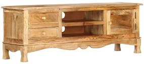vidaXL Móvel de TV 120x30x42 cm madeira de mangueira maciça