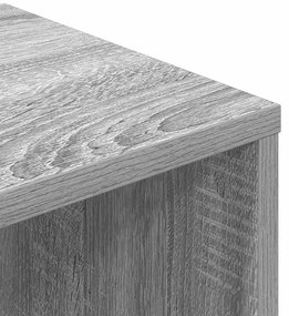 Estante cinzento sonoma 34x31x112 cm derivados de madeira