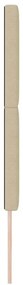 Luz de Cabeceira LED Verde Cinza 72 cm em Tecido de Corduroy