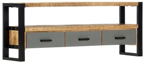 vidaXL Móvel de TV 130x30x50 cm madeira de mangueira maciça