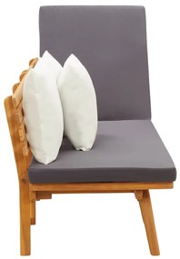 Banco de jardim 200x65 cm madeira de acácia maciça