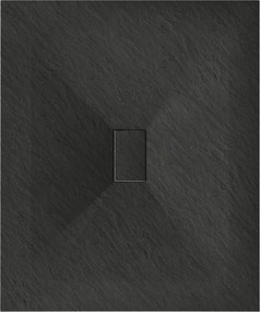 Mexen Hugo base de duche retangular SMC 110 x 100 cm, preta - 42701011