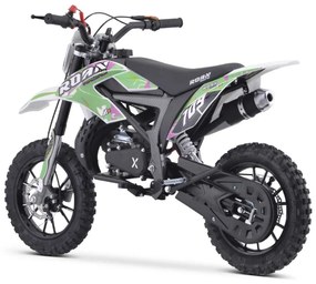 MINI MOTO PARA CRIANÇAS MiniCross Roan 709 gasolina 49cc 4.5CV 2024 VERDE