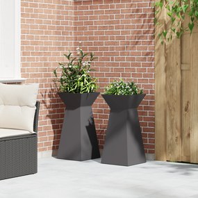 Suporte para Plantas Preto Plástico 35 x 35 x 73 cm