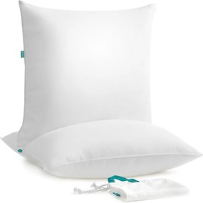 Almofadas de cama com enchimento generoso, conjunto de 2.