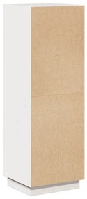 Aparador alto 37x34x110 cm pinho maciço branco
