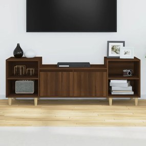 Móvel de TV Malva de 160 cm - Castanho - Design Moderno