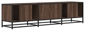 Móvel TV 160x35x41 cm derivados madeira/metal carvalho castanho
