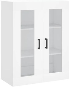 Móveis de parede 2 pcs derivados de madeira branco