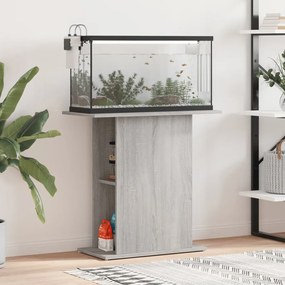 vidaXL Suporte de aquário 75x36x72,5 cm deriv. madeira cinza sonoma