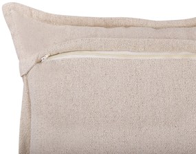 Conjunto de 2 almofadas decorativas creme e pretas 45 x 45 cm SIRVAN Beliani