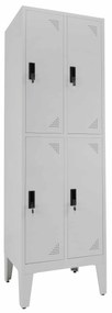Cacifos Metálico Duplo 4 Cacifos 1900x600x500 mm Riva (Desmontado)