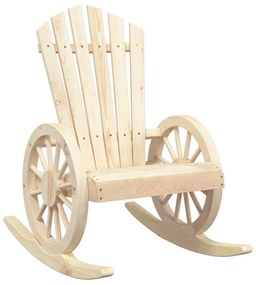 Cadeiras de baloiço Adirondack 2 pcs madeira de abeto maciça