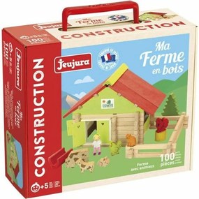 Figuras de Ação Jeujura Farm With Animals Playset (100 Peças)