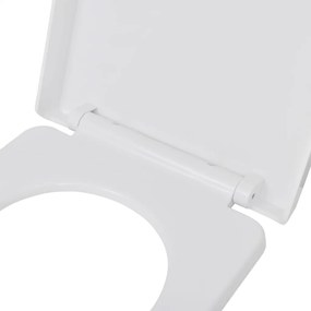 Tampo sanita fecho suave design remoção rápida quadrado branco