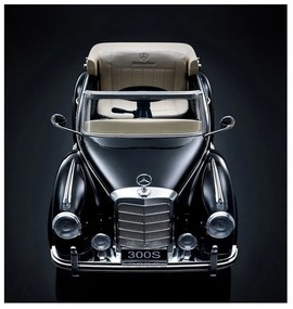 MERCEDES CLÁSSICO 300S CARRO ELÉTRICO INFANTIL 12V PRETO