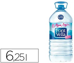 Agua Mineral Natural Font Vella Garrafa de 6,25l