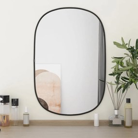vidaXL Espelho de parede 60x40 cm preto