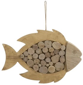 PEIXE PENDURADO NATUREZA 42,5X2X28,5 CM