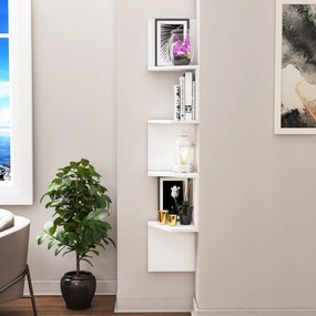 Prateleira de Parede Desaldo – Branco – 29,6 x 29,6 x 155,2 cm