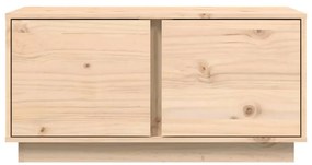 Mesa de centro 80x50x40 cm madeira de pinho maciça