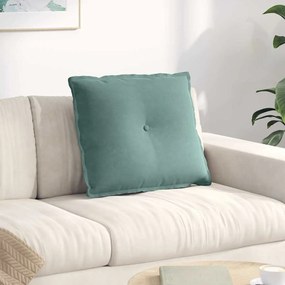 vidaXL Travesseiro para Costas Verde do Mar 60 x 50 cm