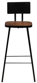 Conjunto de bar 5 pcs madeira recuperada maciça