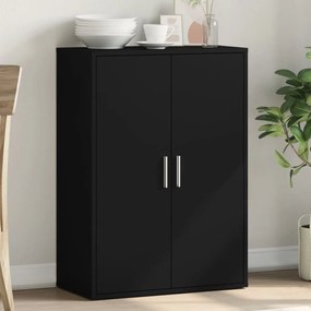 vidaXL Aparador 60x31x84 cm derivados de madeira preto