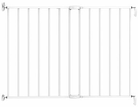 419483 Noma Barreira de segurança extensível 62-102 cm metal branco 93361