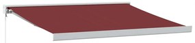 Toldo retrátil manual 300x250 cm bordô