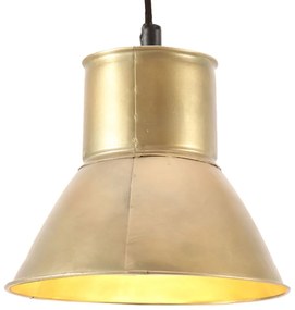 Candeeiro suspenso redondo 25 W 17 cm E27 bronze