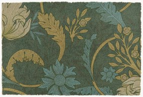 Tapete de entrada artesanal William Morris