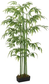 vidaXL Árvore de bambu artificial 576 folhas 150 cm verde