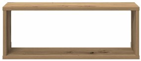 Prateleiras parede cubo 4 pcs deriv. madeira carvalho artisiano