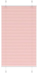 vidaXL Rosa Plissada Cega 75x150 cm Largura Tecido 74,4 cm Poliéster