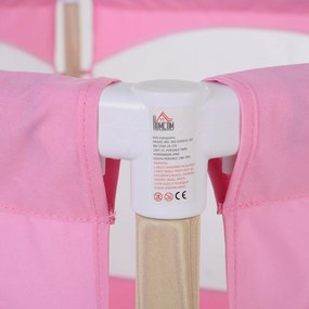 Trampolim infantil Trampolim para Crianças 3-12 Anos Jardim Quintal com Rede de Segurança 50 kg 126x109x98cm Rosa