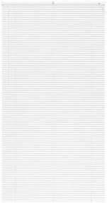 Persiana de Janela com cortinas Outros Manual Branco 120 x 220 cm Alum