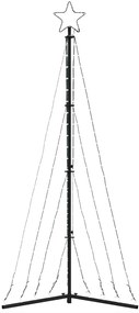 LED Árvore de Natal 339 LEDs Branco Quente 187 cm
