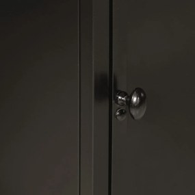Armário p/ casa de banho 40x27x180 cm ferro e mangueira maciça