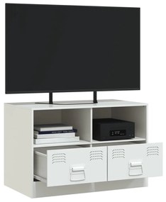 Móvel de TV 67x39x44 cm aço branco