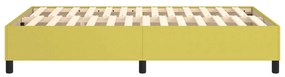 Estrutura de cama sem colchão 120x200 cm tecido verde