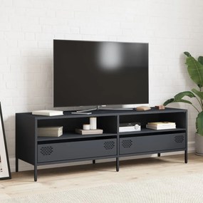Móvel de TV 135x39x43,5 cm aço laminado a frio antracite