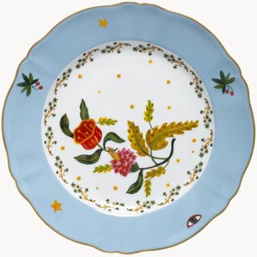 Prato de jantar em porcelana artesanal Fabula