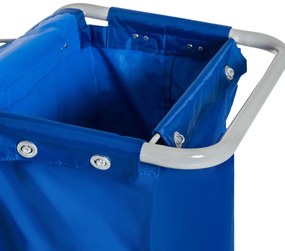 Carro de Limpeza Profissional com Balde Duplo Removível de 18 Litros E