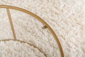 Mesa de Centro Gold-Transparent-80 – Dourado – 80x43x80 cm | Tribo Hom