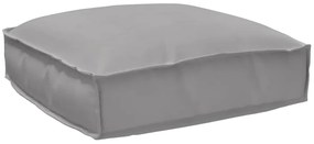 vidaXL Almofada de palete para assento Cinzeto 50 x 50 x 12 cm