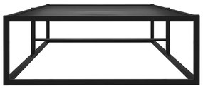 Estrutura de cama 100x200 cm metal preto