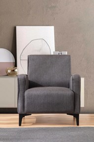 Cadeira Wing Petra – Antracite – 78x87x78 cm